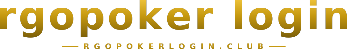 rgopoker login logo